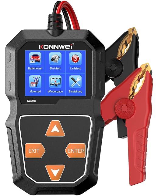KONNWEI KW218 Batterietester mit Farbdisplay