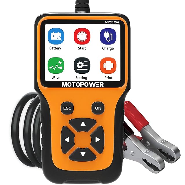 MOTOPOWER MP0515A Batterie- und Ladeanlagen-Analysegerät