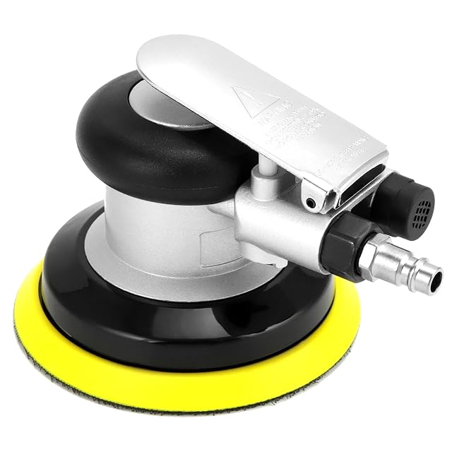 QWORK 125-mm-Druckluft-Exzenterschleifer