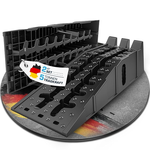 SELLOGX HDPE-Auffahrrampen mit rutschhemmender Oberfläche