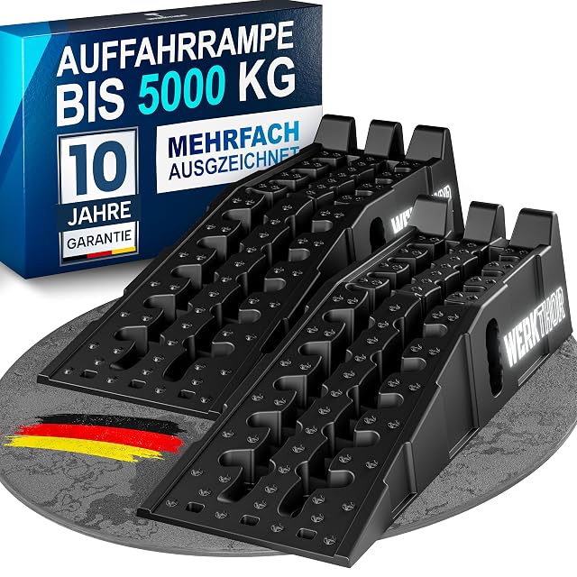 WERKTHOR Paar Auffahrrampen aus HDPE