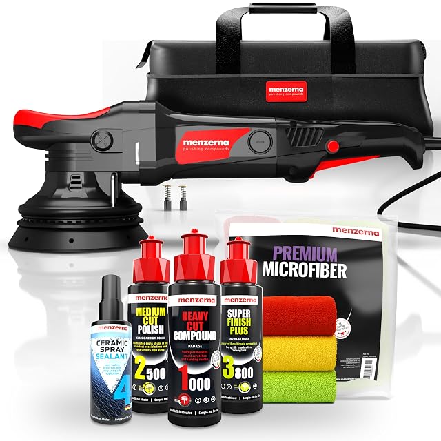 Menzerna MZ-XR Exzenterpoliermaschine mit Politur-Set