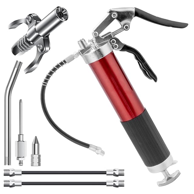 lisetar 8000-PSI-Fettpressen-Set mit Adaptern