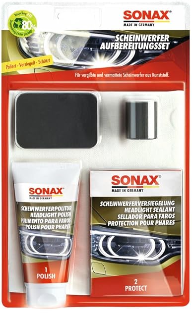 SONAX Set zur Scheinwerferaufbereitung
