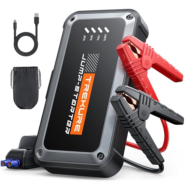 TREKURE TK10 Lithium-Starthilfegerät mit LED-Leuchte