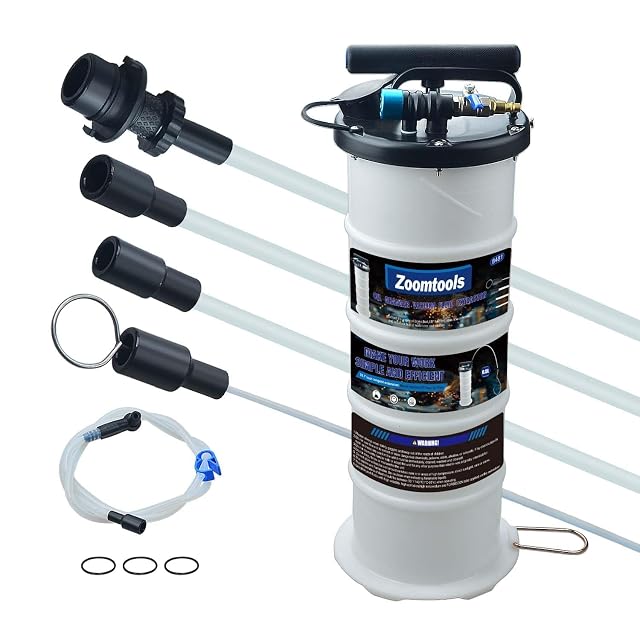 Zoomtools 6,5-l-Ölabsauger, manuell und pneumatisch