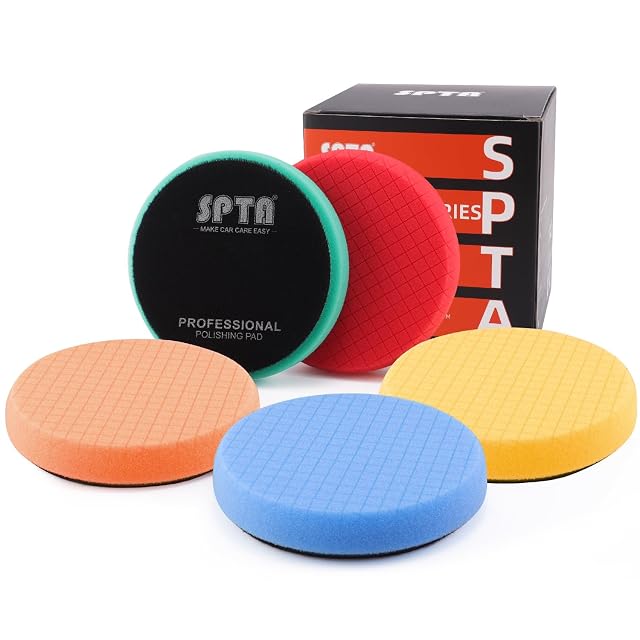 SPTA 125 mm abgestuftes Polierpad-Set